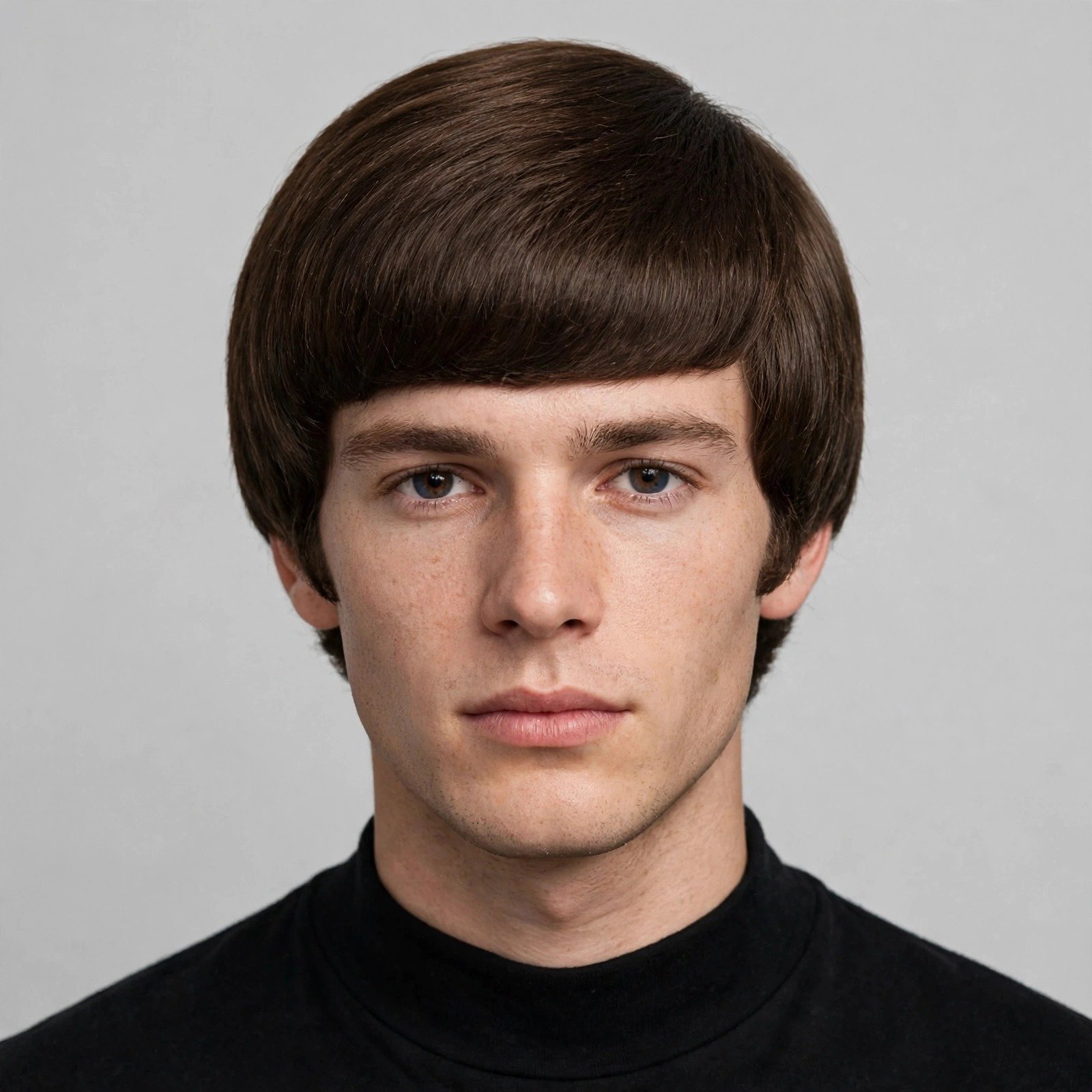 Collage-style view of mod cut variations showing different fringe lengths and textures