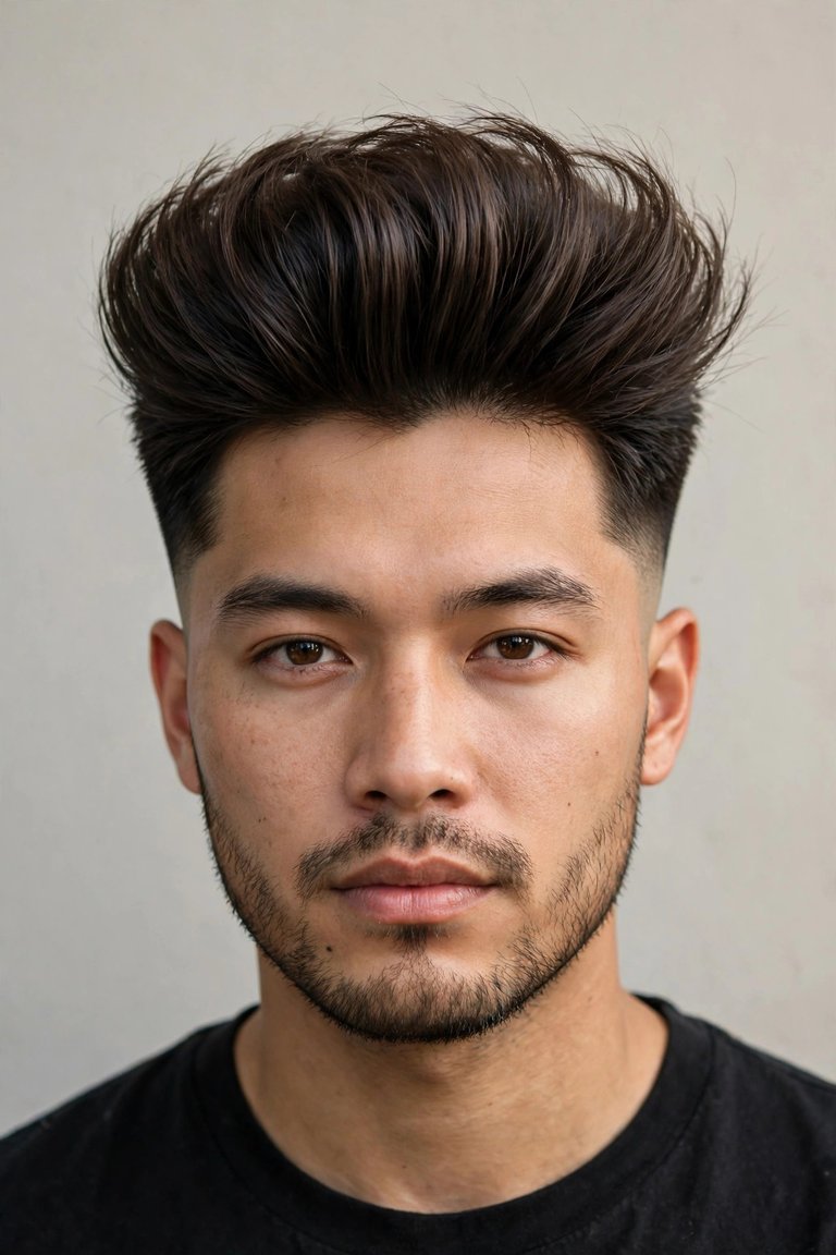 Blow out taper fade straight hairstyles for men in 2026