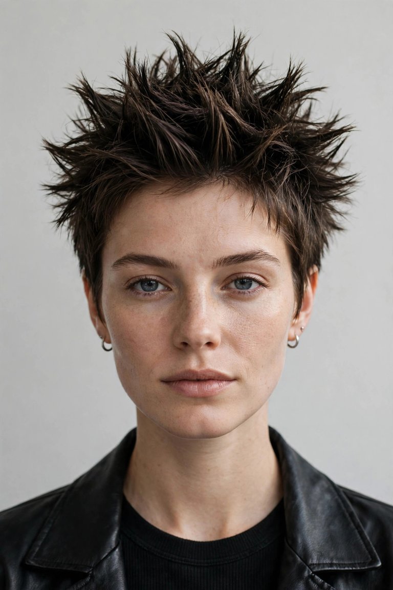 Short spiky haircuts for women 2026