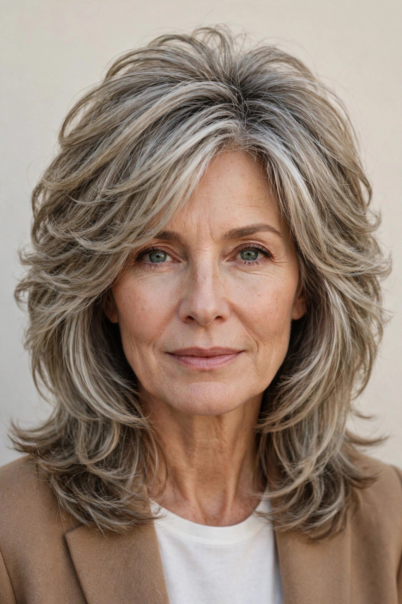 Layered haircuts for women over 50