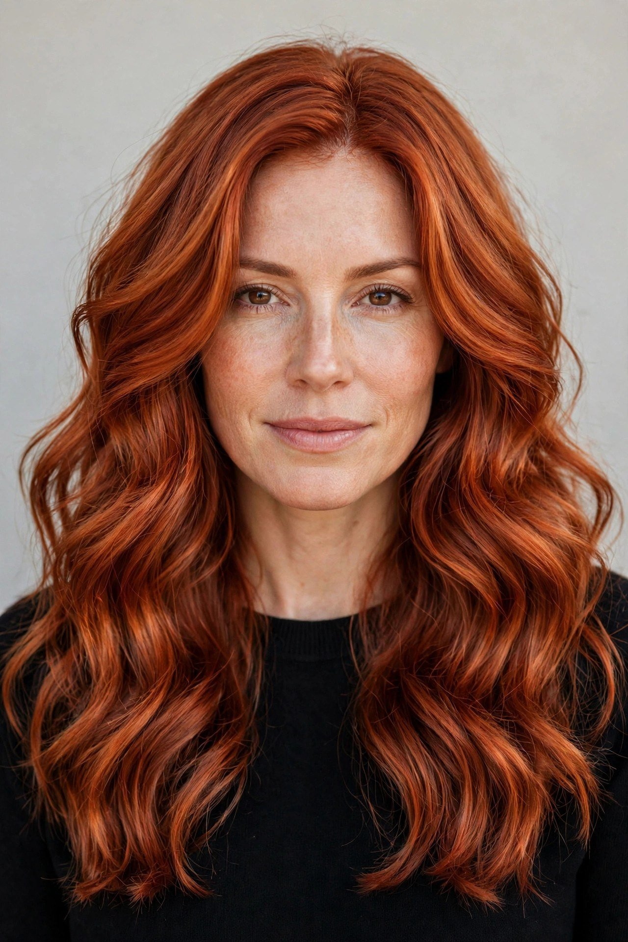 Trending copper and cowboy copper hair color ideas for women