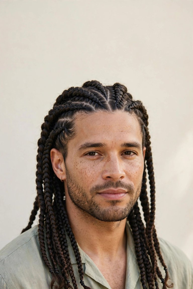 Fresh men braids hairstyles for spring 2026